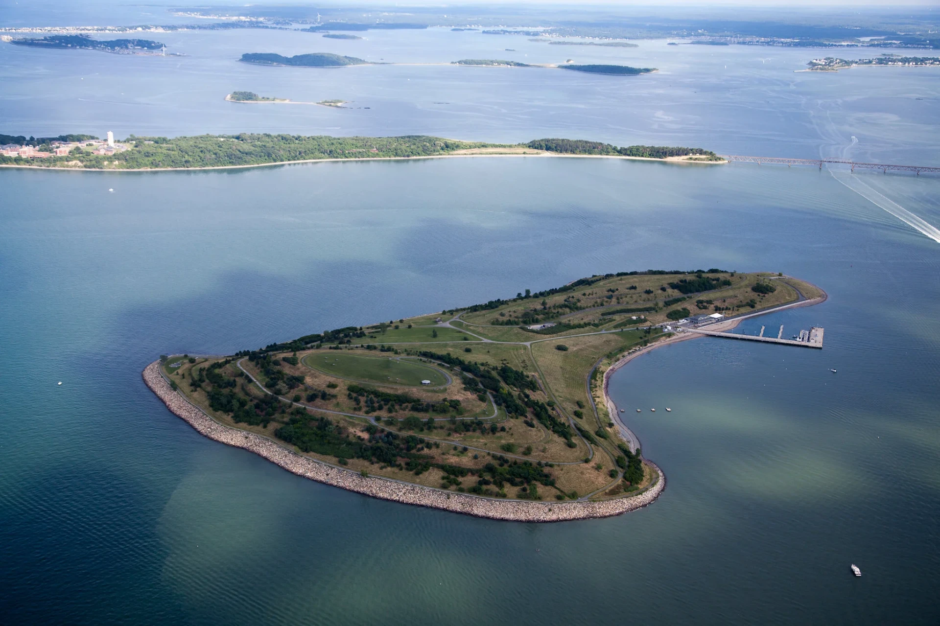 Spectacle Island, Boston Harbor — Big Dig contaminated soils placement and capping